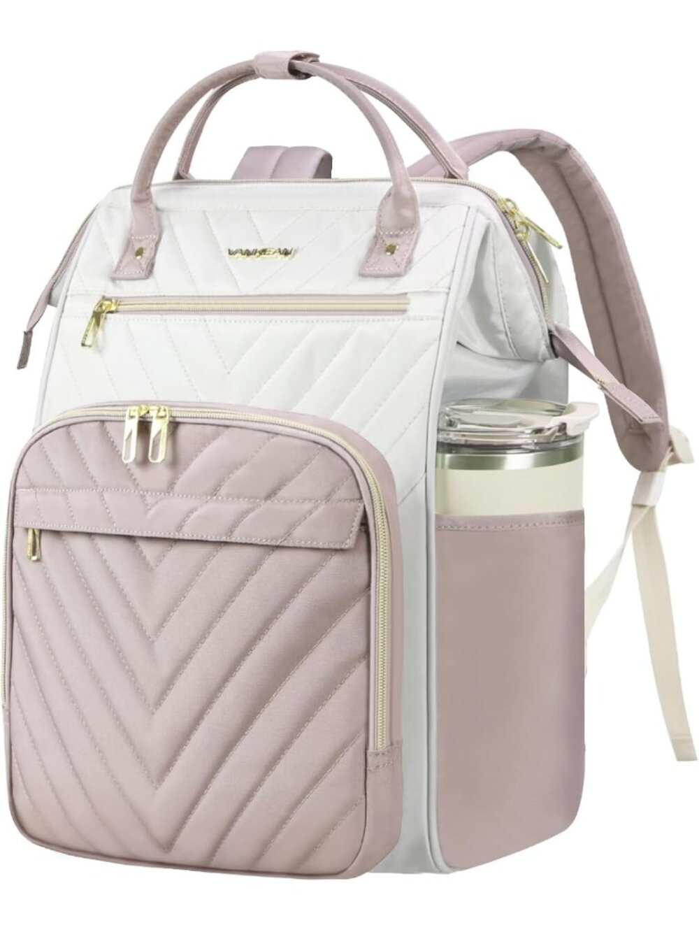 Stylish 17.3" Laptop Backpack for Women | Large Capacity, Travel-Friendly Design